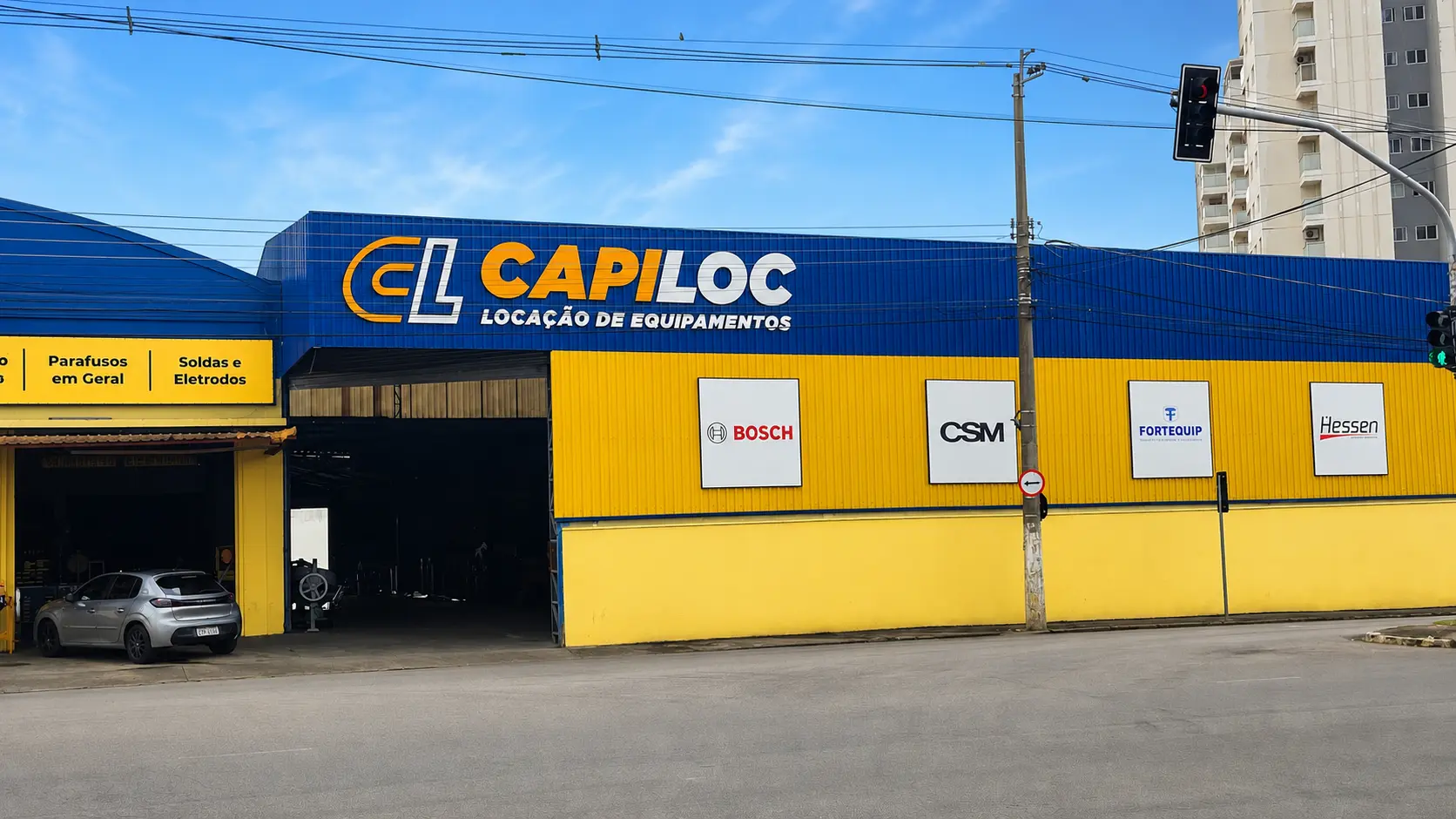 Fachada da CAPILOC em Capivari